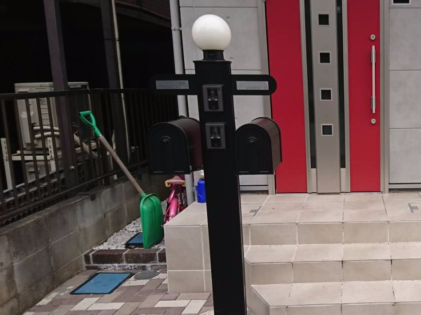 外構門灯・門扉工事